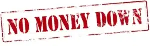 no money down icon